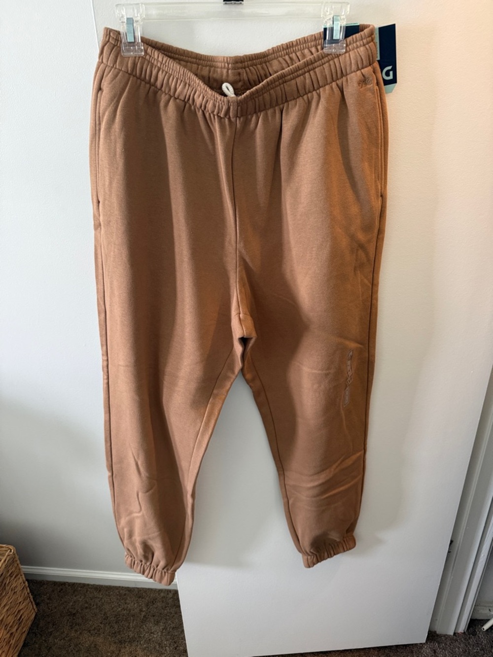DSG Camel colored Joggers with Elastic Waist